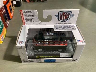 M2 MACHINES BOXED 1959 VW MICROBUS DELUXE VW03 BLACK RED