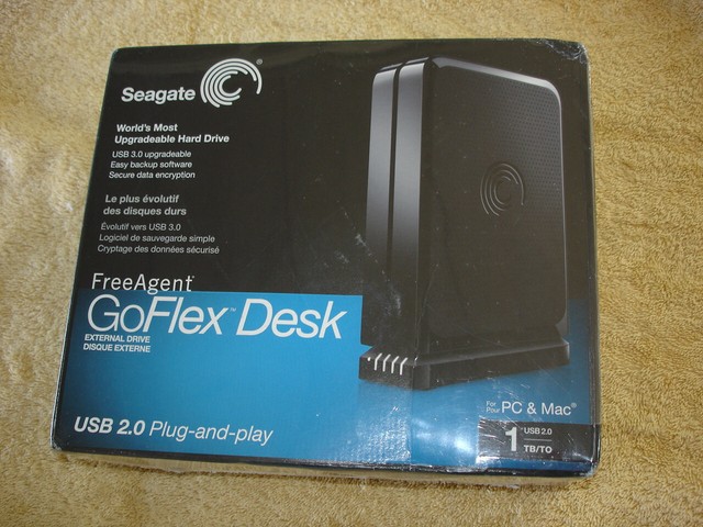 Seagate Freeagent Goflex Desk 1 Tb Usb 2 0 External Hard Drive