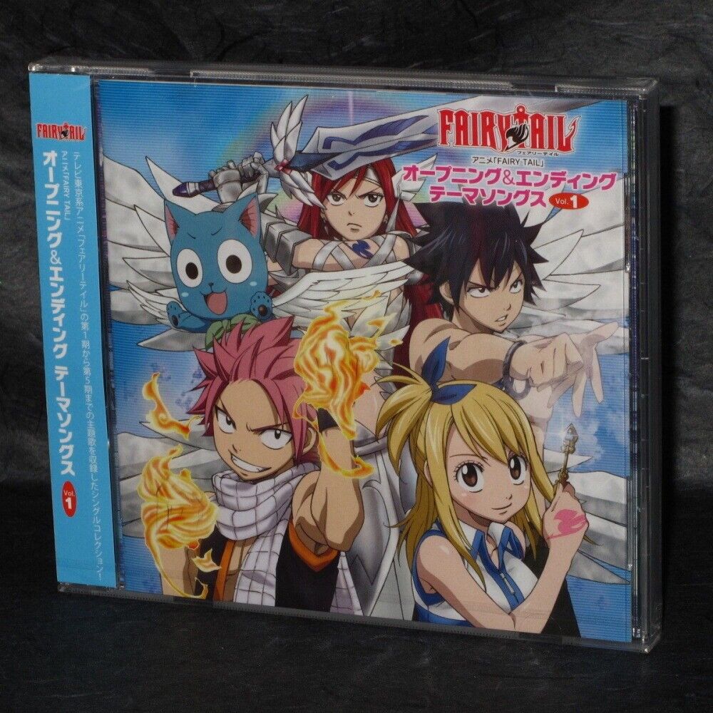 CD] Fairy Tail Opening and Ending Theme Songs Vol.1 Album Music JAPAN  Import