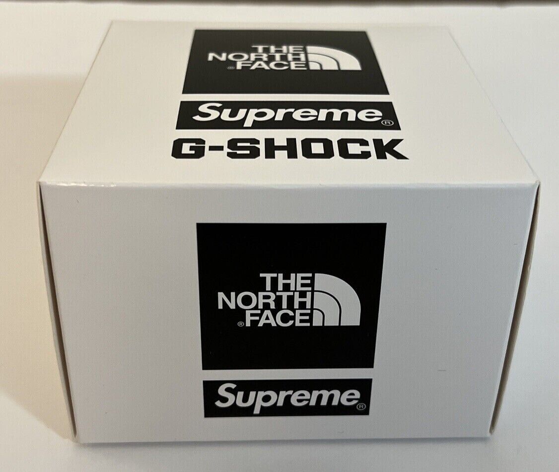 Supreme x The North Face x Casio G Shock Watch White TNF FW   eBay