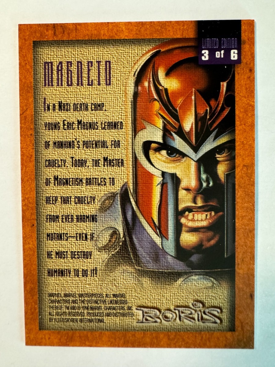 1996-97 Skybox Marvel Masterpieces Gold Gallery #3 of 6 card