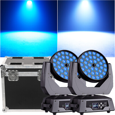 2*36X18W Beam Moving Head Bühnenlicht RGBW Wash Zoom dj Lichhteffekt Halloween
