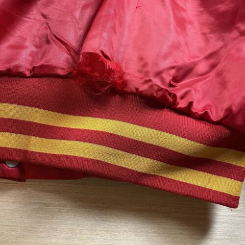 Vintage Swingster US Marines USMC Satin Bomber Jacket L Made in USA 80s 90s - Picture 6 of 9