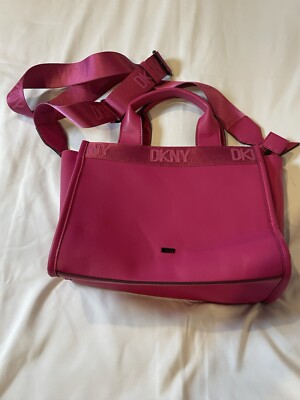 Pink Raspberry DKNY Cassandra Small Tote CROSSBODY Purse R33AXA74 MSRP $178