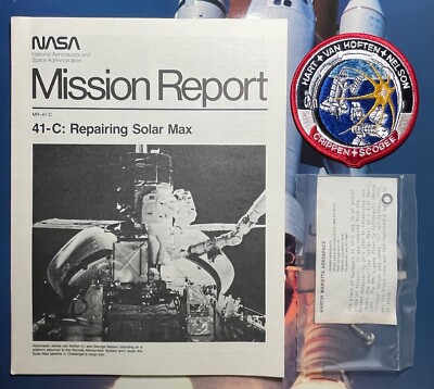 STS 41-C REPAIRING MMU FLOWN REMOVED SCREW & WASHER MARTIN MARIETTA & BONUSES