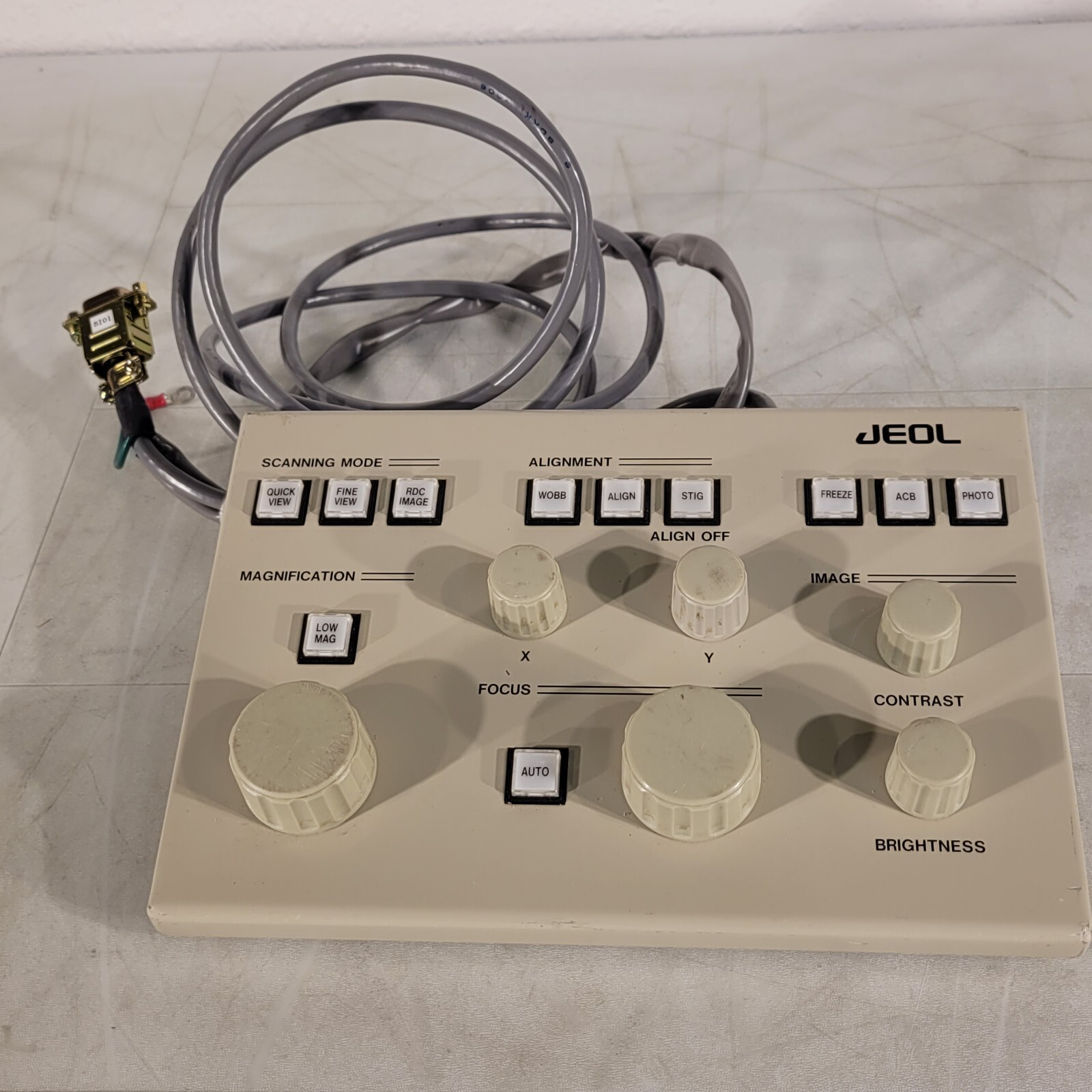 Jeol Control Panel User Input Board From Jeol SM67010BU Electron Microscope