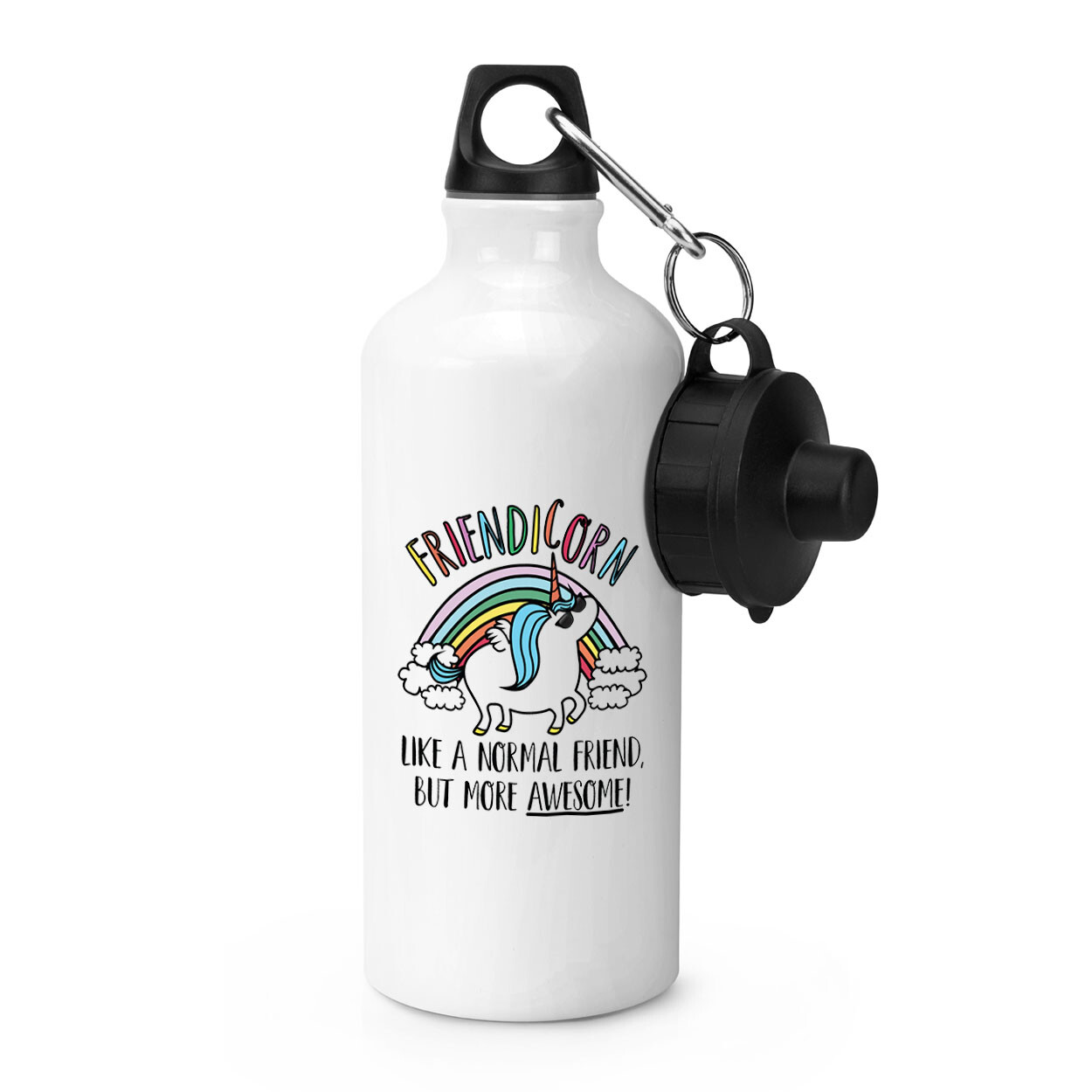 Friendicorn Unicorn Like A Normal Friend Awesome Sports Water Bottle Best Bestie