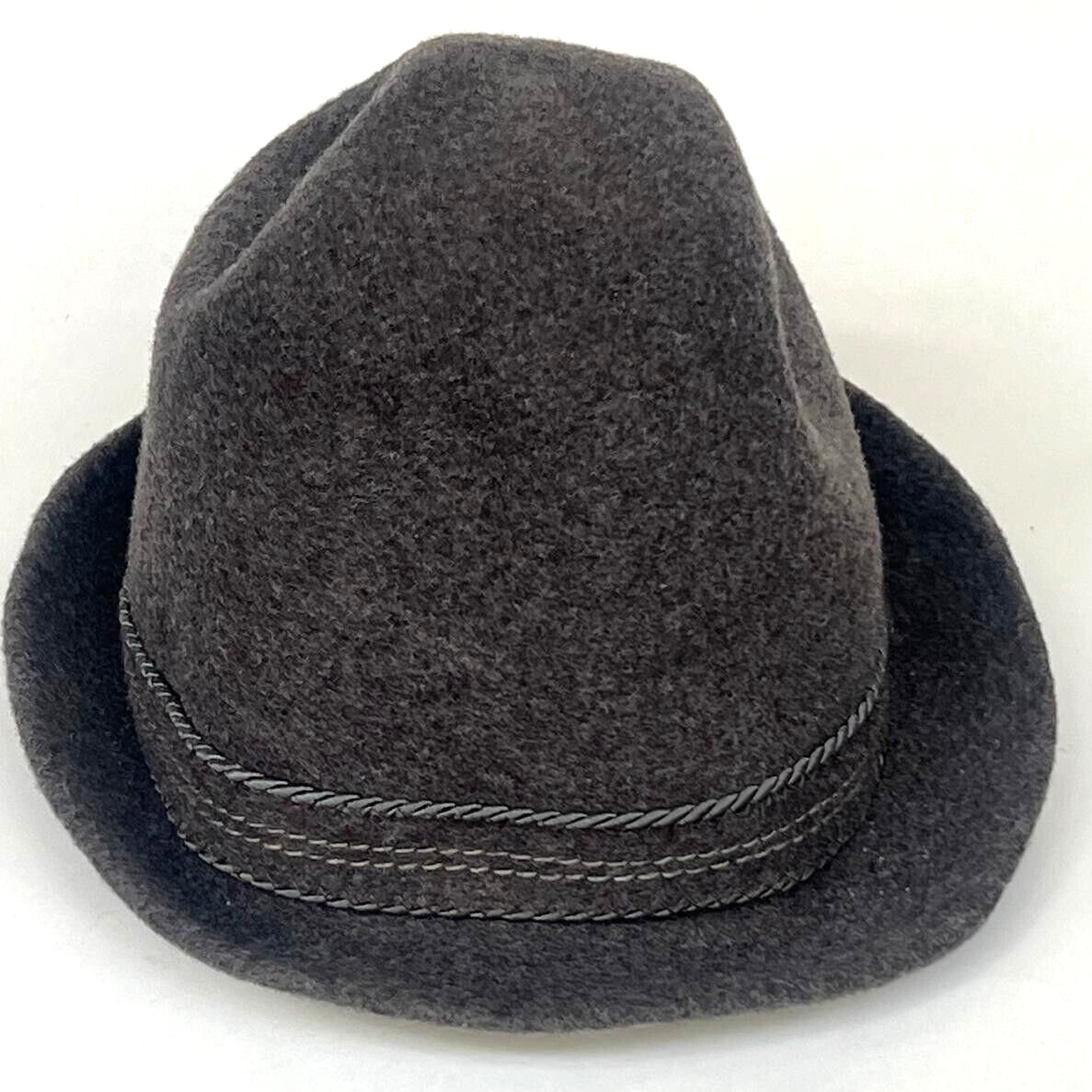 Vintage 1950s Lloyd Balke Mens Gray Mohay Wool Trilby Hat Fedora Approx. 54 cm View 6