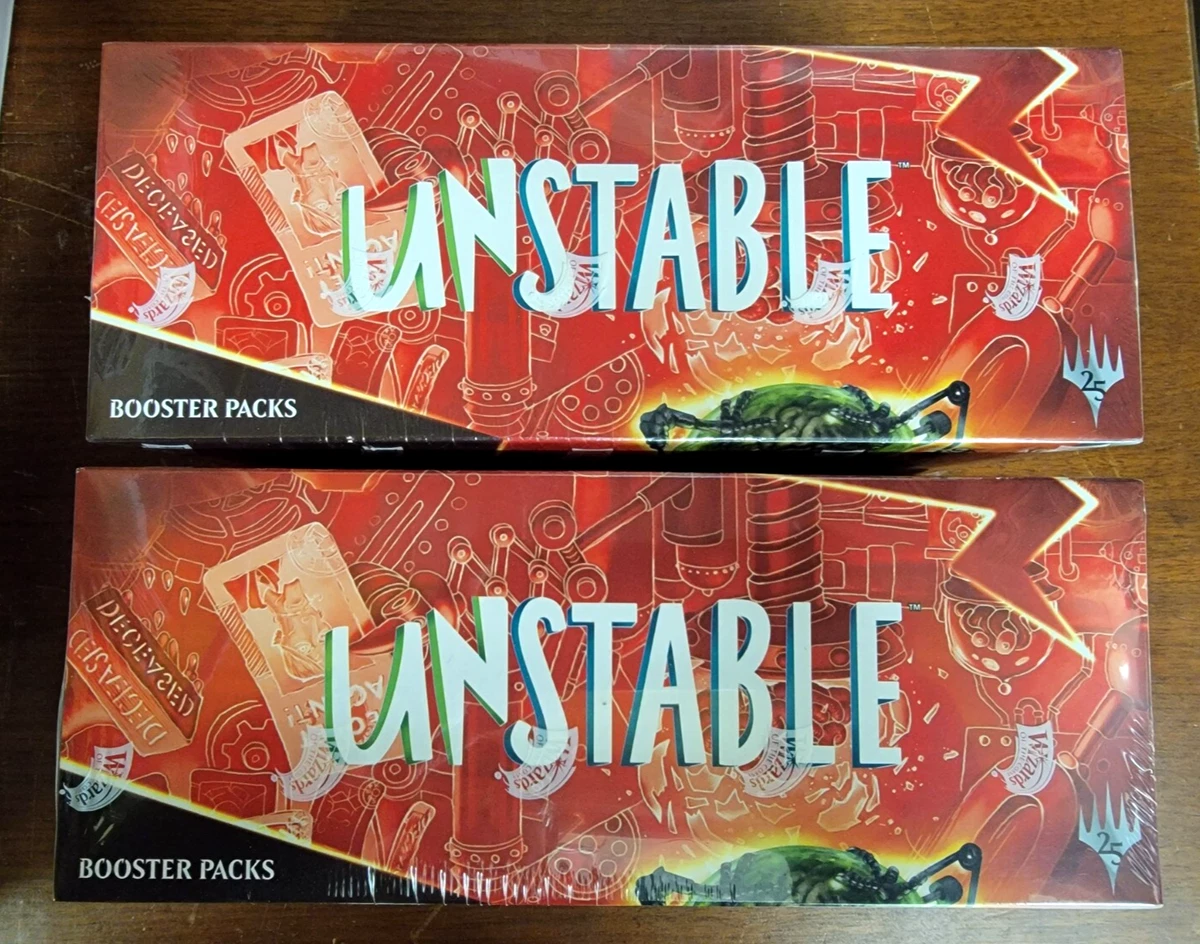 Magic: The Gathering Unstable Sealed Collectible Card Game Boxes