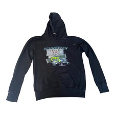 Pretty Little Thing Women Black Schmerzen Print Oversize Hoodie Size S UK 8