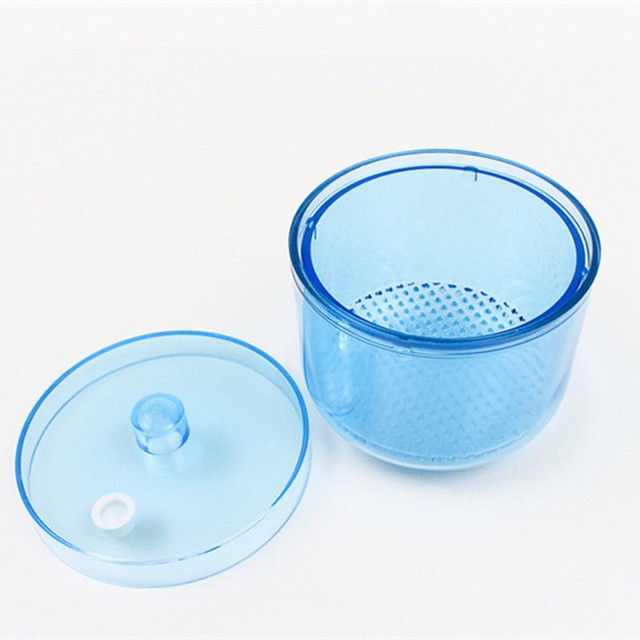 Dental Plastic Autoclave Disinfection Cleaning Box Sterilized Burr Soak