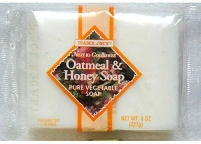 Trader Joe's Oatmeal & Honey Vegetable Soap (2 Bars)