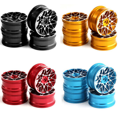 4PCS Aluminium Felgen Radnaben für RS Red Spider 1/10 Drift Racing Model Car