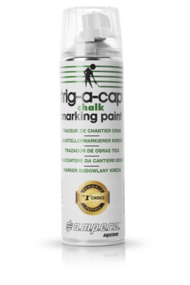  a.m.p.e.r.e. Kreidespray weiß, wasserlöslich 500ml TRIG A CAP für temporäre Mar