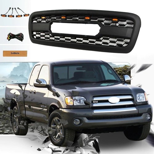 Front Grille Fits for 1st Gen Sequoia 2001-2004 W/Light Letters Matte Black - Bild 2 von 6
