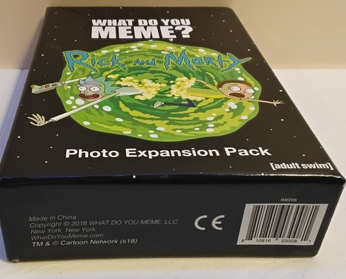 Rick and Morty WHAT DO YOU MEME? Photo Expansion Pack Open Box. Complete - 第 2/4 張圖片