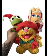 Vintage 1987 McDonald  s Jim Henson Muppet Babies Fozzie Kermit Ms Piggy W Tags