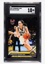 2023-24 Bowman U Now Caitlin Clark #24 (RC) Iowa, Fever Graded 10 GEM Assist