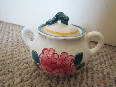Stangl Pottery Sugar w/Lid Mountain Laurel Pattern c1944-59 ONLY THE SUGAR