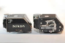 Lot of TWO 2 Nikon F Photomic FTN black Finders parts repair NO RETURN