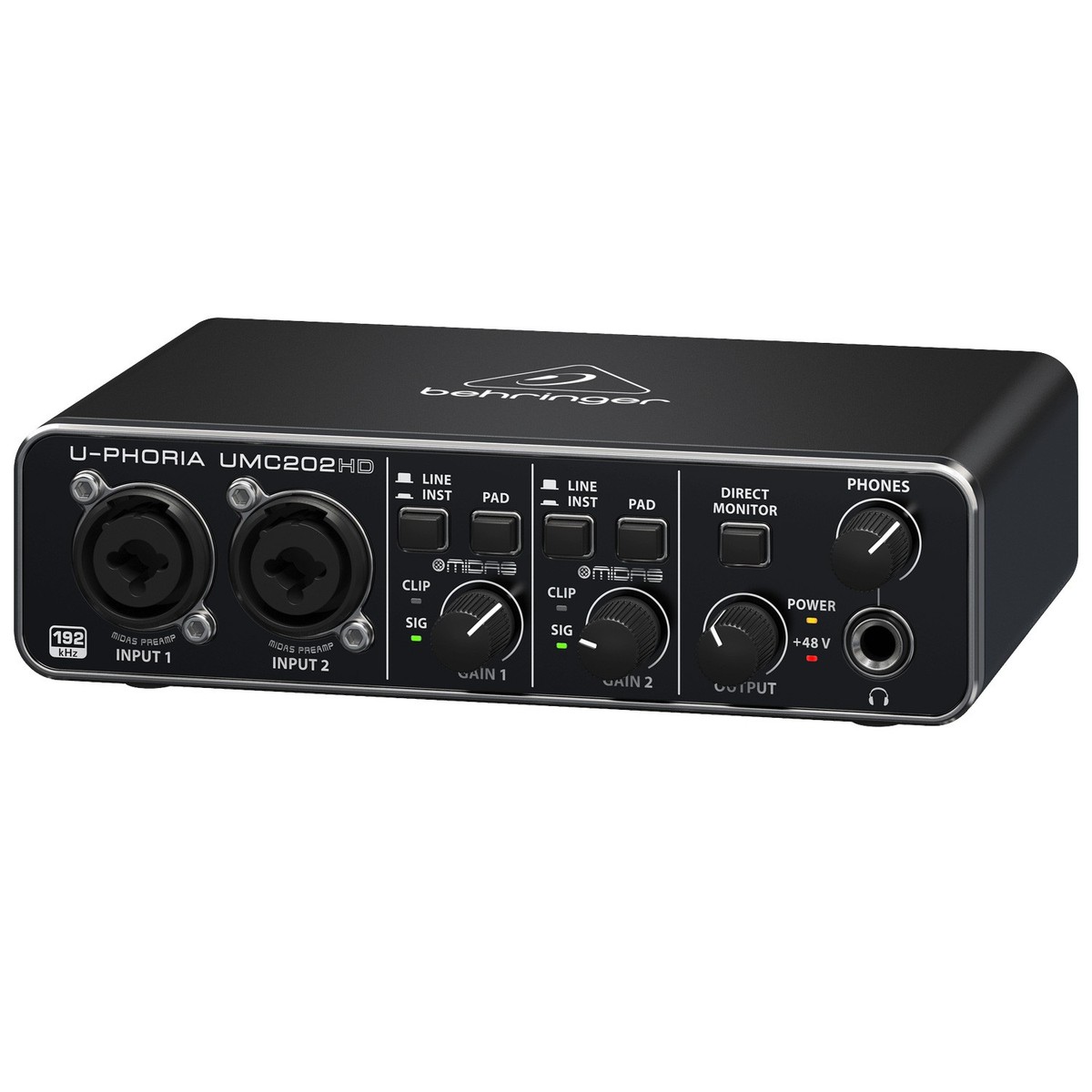 Behringer UMC202HD 新品未使用 オーディオインターフェース Behringer U-Phoria UMC202HD 2-Channel USB Audio Interface for sale
