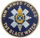 Black Watch Royal Highland Regiment Crest Plaque | Cast Metal Wall Plaque