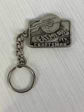 Vintage 1995 Craftsman Pewter EAT MY DUST Keychain USA Made