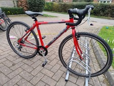 Islabikes Luath 26 - Cycocross Bike - Red - CX and road wheels
