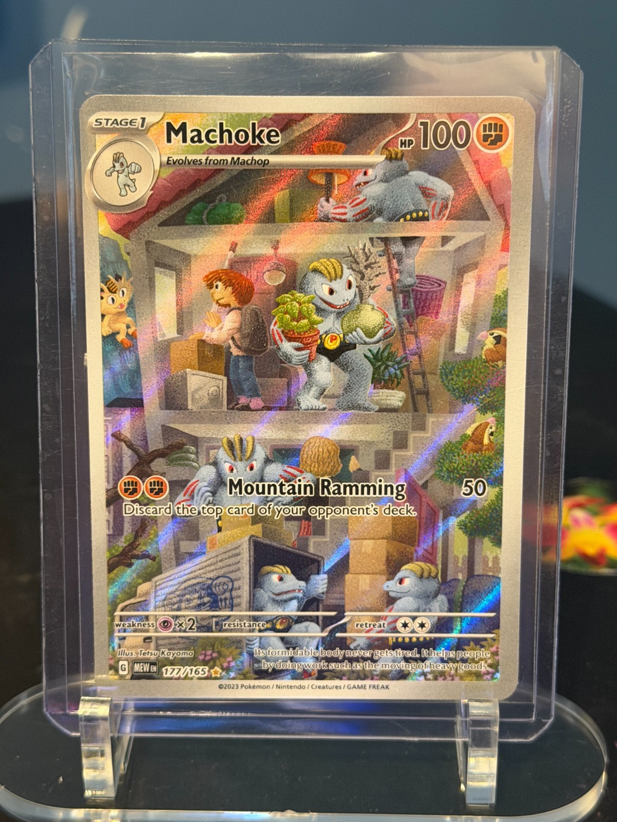 Machoke 177/165 Sv: Scarlet & Violet 151 Holo