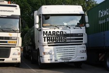 Truck photo DAF XF tanker semitrailer Switzerland white #d6ws