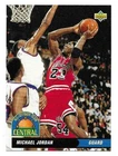 MICHAEL JORDAN 1992-93 UPPER DECK ALL DIVISION TEAM CARD NEAR MINT+ CONDITION