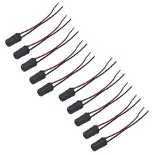 T10 Socket Pre-wired Connector for Light Bulbs, 194 Female Plug W5W 194 10Pcs