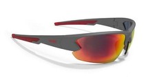 New Epoch Eyewear 4 Ultra Sporty Gray Frame With Red Lens Golf Sunglasses