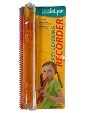 First Act Little Lyon Kids Easy Learn Recorder Musical Instrument, Colors Vary