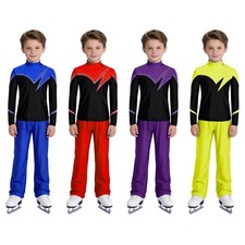 Kids Boys Sets Stage Costume Back Invisible Zipper Outfit Performance Dance