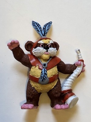 RARE 1986 Vintage Star Wars Ewoks Cartoon PAPLOO Comics Spain Action Figure