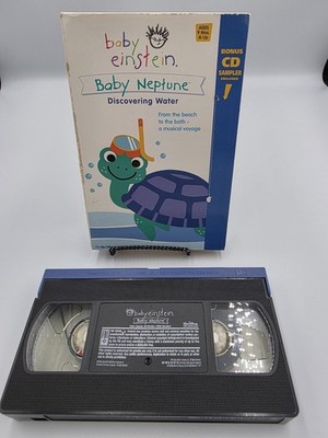 Baby Einstein Baby Neptune Discovering Water VHS NO CD Disney Ages 1 & Up 