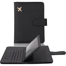 RFID Blocking Passport Cover Travel Wallet Security Sleeve for Men & Women