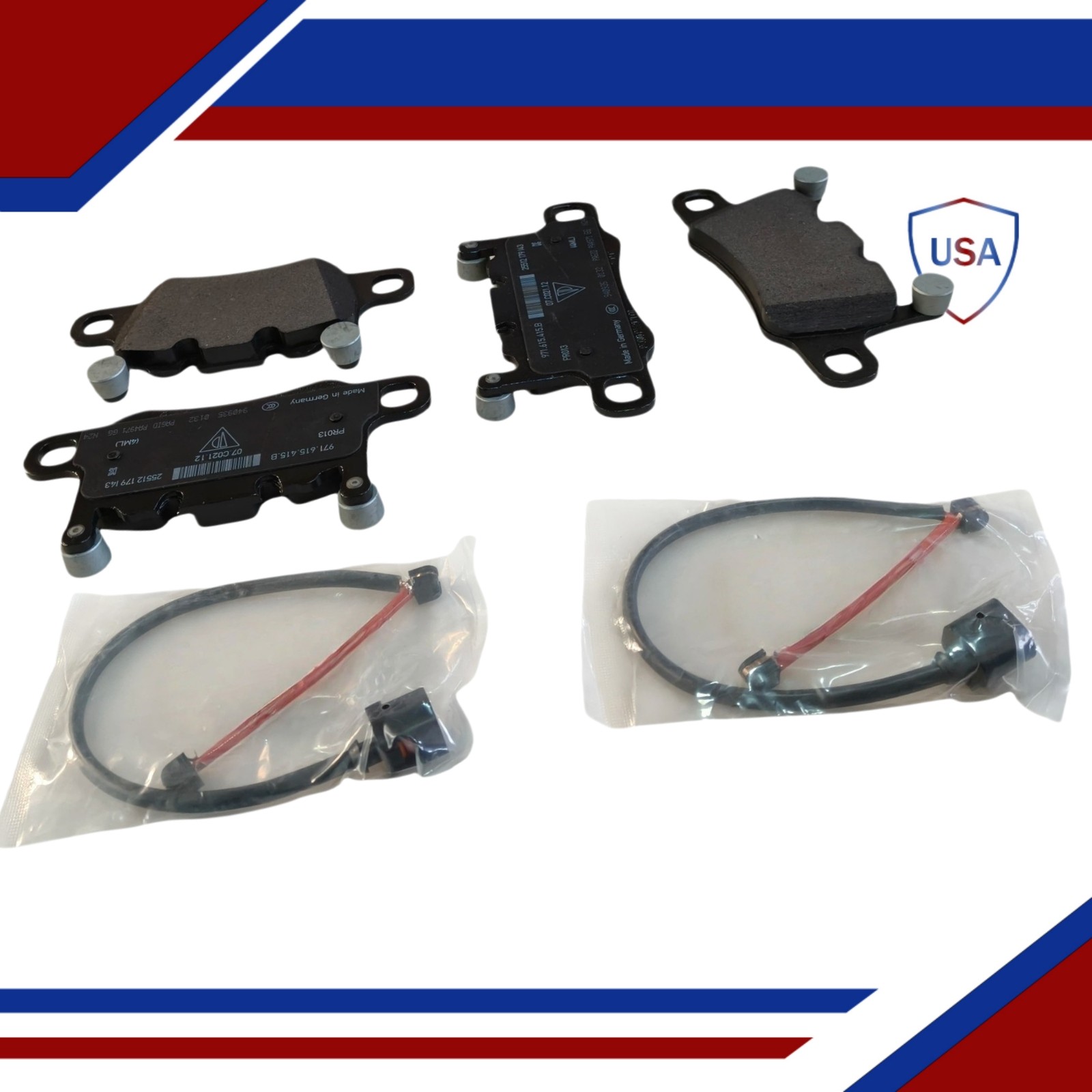 Bentley Continental GT 2018 Rear Brake pads Set P/N 971698451B