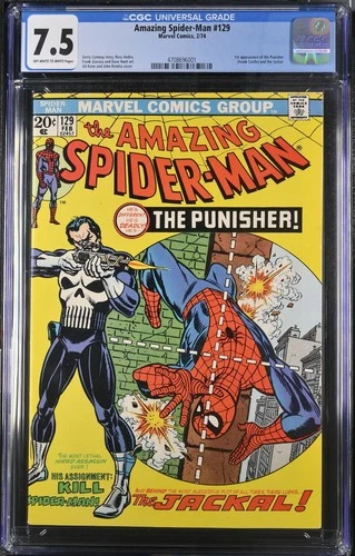 Amazing Spider-Man #129 CGC 7.5 Off-White to White Pages