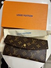 Louis Vuitton Portefeuille Sarah Monogram Long Wallet Brown