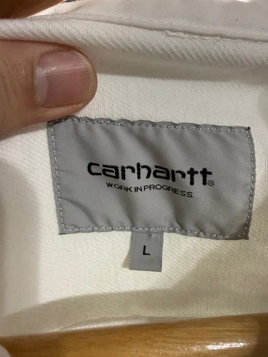 Carhartt WIP Salinac Shirt Jac - Bleached White Denim image 6