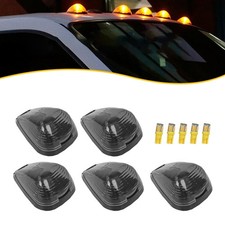 5x Smoked Amber Roof Cab Marker LED Bulbs Lights for Ford F-250 F-350 Super Duty
