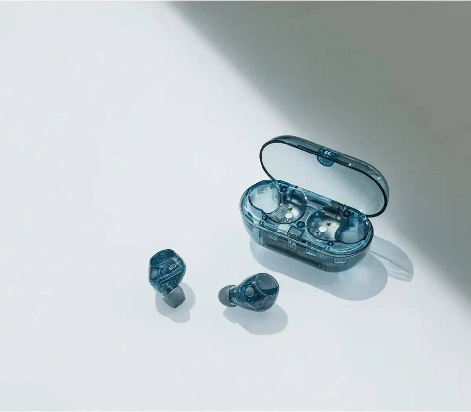 Genuine Sony WF-C710N/L Truly Wireless Noise-Canceling Earbuds Glass Blue - Image 3 of 4