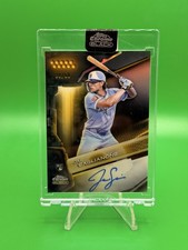 Jac Caglianone 2026 Topps Chrome Black Auto Gold Refractor /50 Royals RC