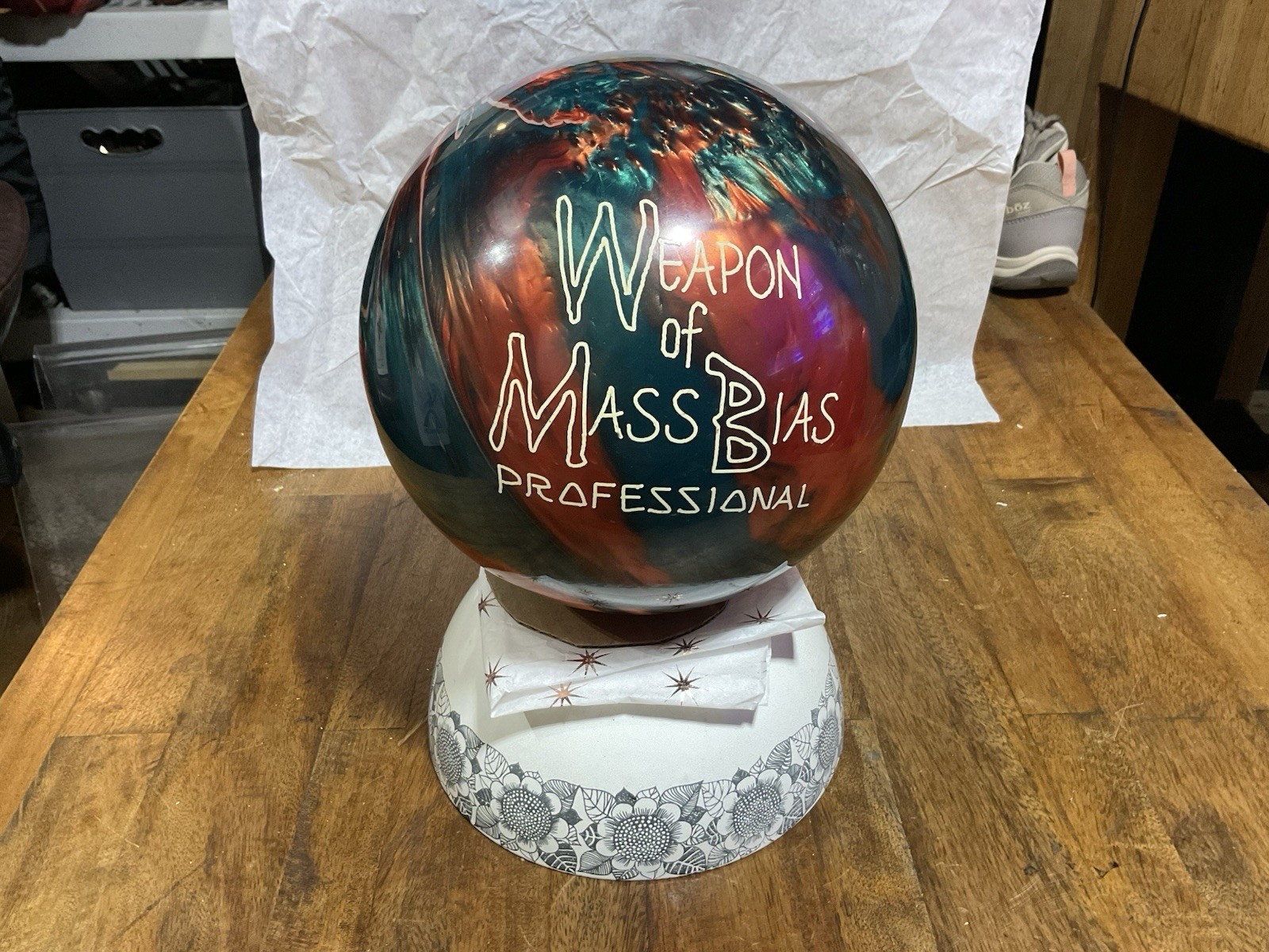 New In Box 12 Lb Morich Weapon Of Mass Bias Bowling Ball Van