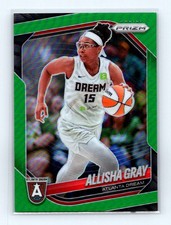 2025 Panini Prizm WNBA #16 Allisha Gray Green Prizms