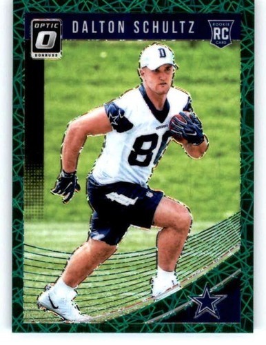 DALTON SCHULTZ RC 2018 PANINI OPTIC GREEN VELOCITY ROOKIE