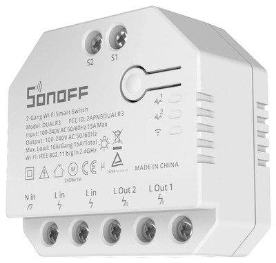Sonoff Dual R3 WiFi Smart Switch 2-Kanal Schaltaktor