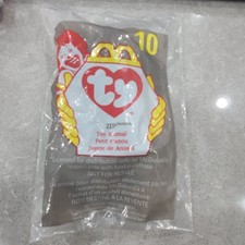    Ty Teenie Beanie Baby Zip the Cat 10 McDonalds Happy Meal Toy 1998 SEALED